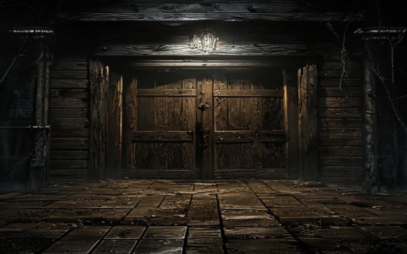 Barricading gas station doors in Shift At Midnight